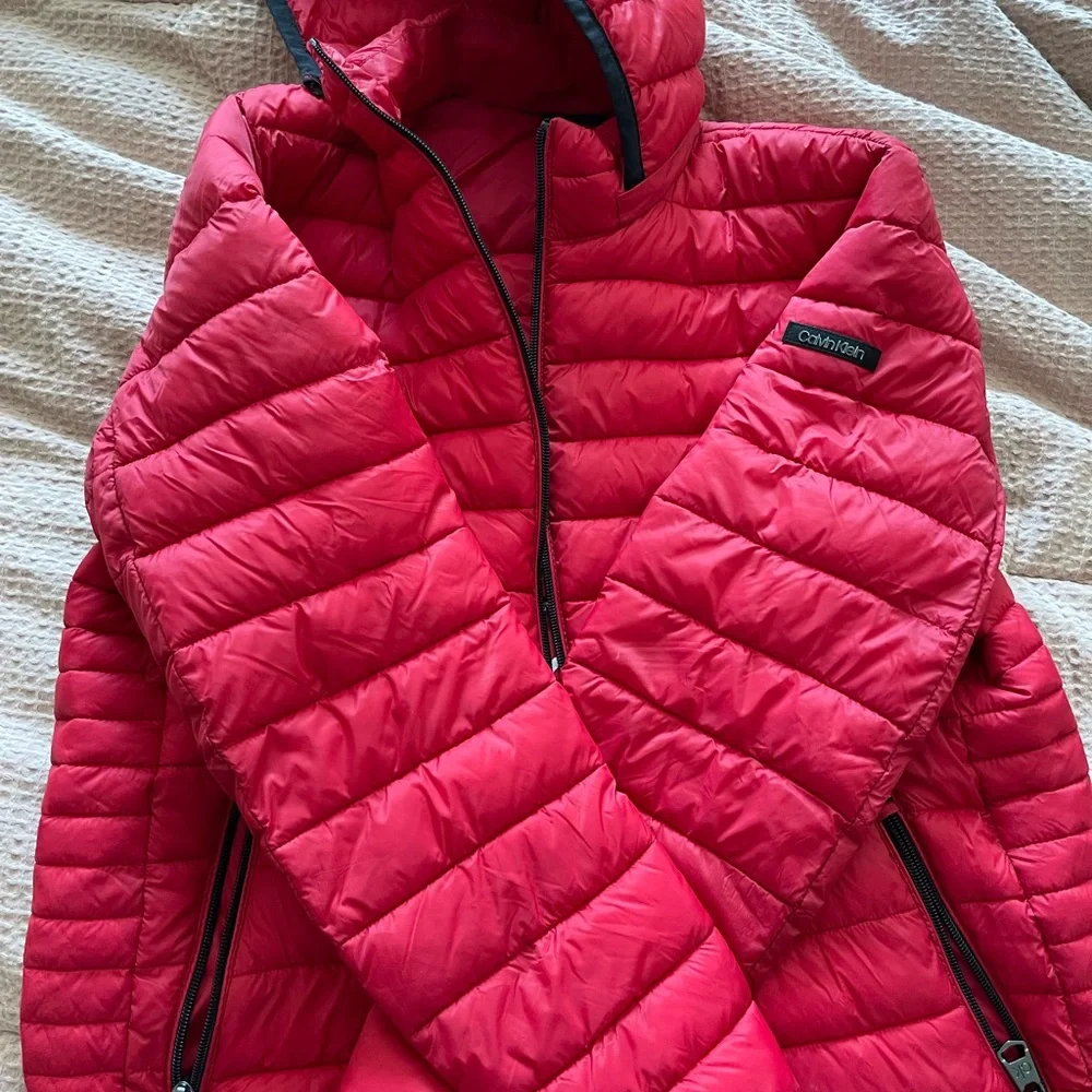 Red bubble jacket - Picture 3 of 3